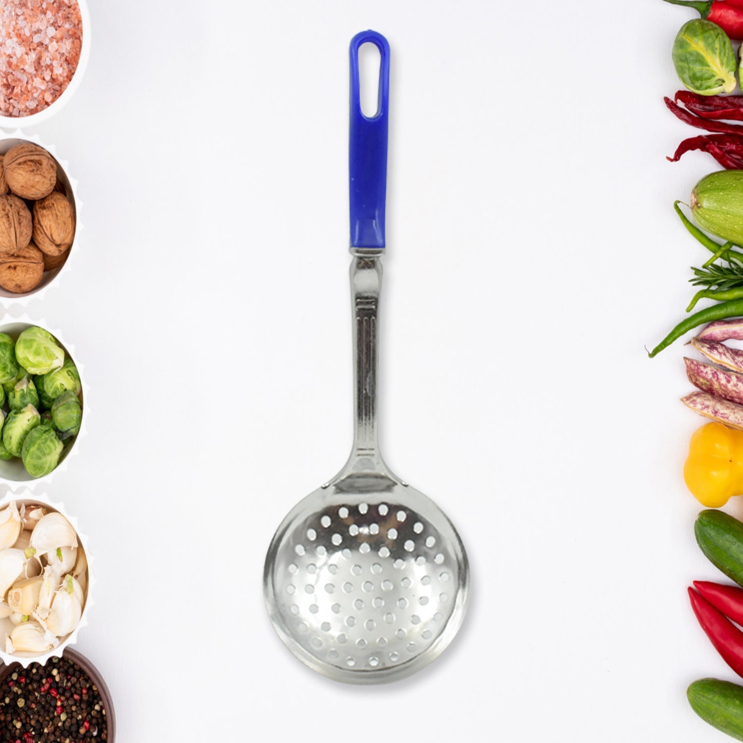 Colander Spoon, Non Slip Hand Polished Thickened Hot Pot Spoon for Kitchen for Restaurant, Stainless Steel Cooking Colander Skimmer Slotted Spoon Kitchen Strainer Ladle with Long Handle for Kitchen Cooking Baking (35 Cm & 34Cm) Colander Spoon, Non Slip Hand Polished Thickened Hot Pot Spoon for Kitchen for Restaurant, Stainless Steel Cooking Colander Skimmer Slotted Spoon Kitchen Strainer Ladle with Long Handle for Kitchen Cooking Baking (35 Cm & 34Cm)